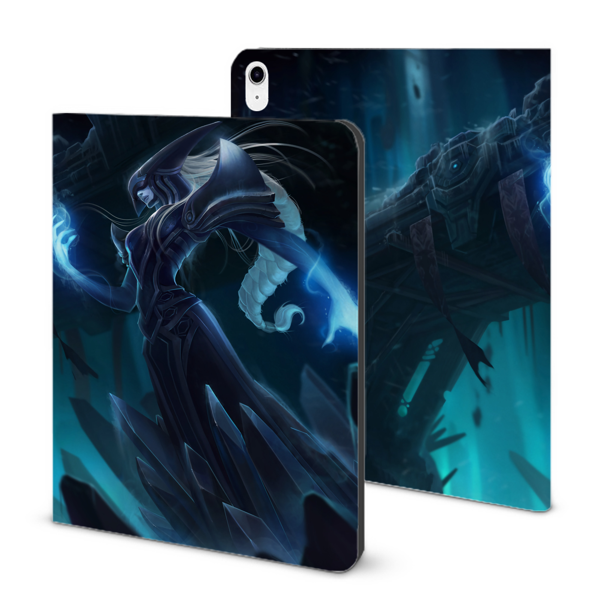 （画像用） リーグ・オブ・レジェンド League of Legends LOL IPad ケース ブック型 PUレザー TPU 耐衝撃 軽量 薄型 ペン収納なし 全面保護 IPad 各モデル対応